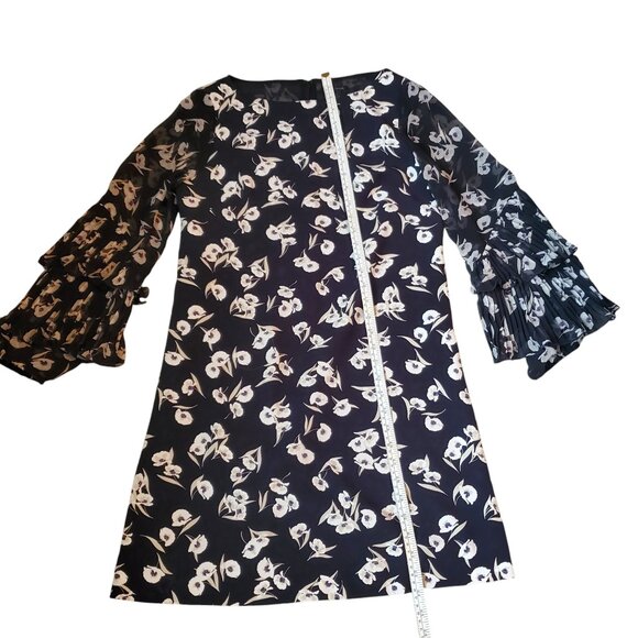 Ann Taylor Poppy Ruffle Sleeve Shift Dress Size 2 - Picture 8 of 9